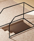Top Shelf Adjustable Loft Handrail And Attic Ladder Safety Railing Bolted Down Tight With Durable Stainless Steel for secure footing.