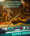 Person using Clear Shell Soldering Iron Kit Pro Grade With 68W Power And Adjustable Temperature From 200C To 500C on electronics