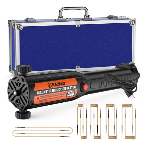 Powerful 1500W Magnetic Induction Heater Kit For Auto Repair 110V Operation 10 Coils With Case Quickly Loosen Rusted Nuts