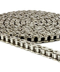 Nickel Plated ANSI 41NP Roller Chain 6 Feet With Connecting Link Heat Treated Corrosion Resistant Half Inch Pitch