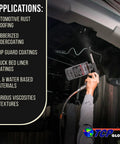 Built Tough Pneumatic Undercoating Spray Gun And Auto Rust Proofing Applicator used for automotive rust proofing application.
