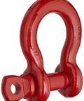 Beefy S-209 Screw Pin Anchor Shackle In Self Colored Carbon Steel Heavy Duty Industrial Grade Eight And A Half Ton Working Load Limit One Inch Size For Tie Down Towing Lifting And Suspension.