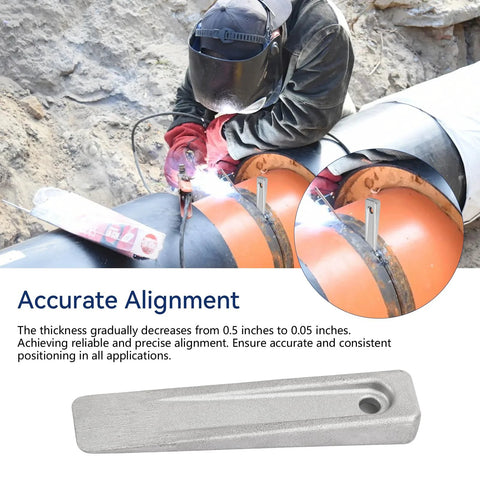 Set Up Wedges For Precision Machining In Welding And Metalworking, 6 Inch Alloy Steel Wedges Designed For Planers, Shapers, And Milling Machines