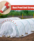 20 Pack Mini Spring Clamps With Protective Rubber Tips, Rock Solid Metal Craft Tools for securing greenhouse plastic.