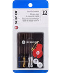 On The Fly Travel Sewing Kit Featuring Six Prethreaded Hand Needles A Sharp Needle Threader Cutter Three Spare Buttons And Two Dependable Safety Pins For Quick Wardrobe Fixes While You Are Out And About in a compact case.