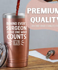 Rose Gold 20 Oz Travel Tumbler Packed In A Gift Box Hits Different For Surgical Tech Gifts Total Vibe Upgrade Insulated Drinkware.