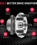 Front Wheel Bearing Hub Assembly for Prius 2004 2005 2006 2007 2008 2009 5 Lug 1.5L L4 Engine Compatible Replacement Kit