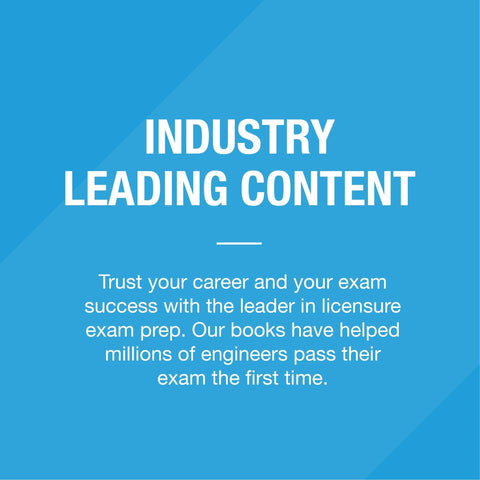 Front view of a blue book cover banner with the headline INDUSTRY LEADING CONTENT and promotional text.