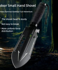 Ultra Lightweight Nine In One Camping Shovel Multitool With Bottle Opener Nail Puller Ruler Hex Wrench Saw For Backpacking Hiking Gardening And Outdoor Survival Black