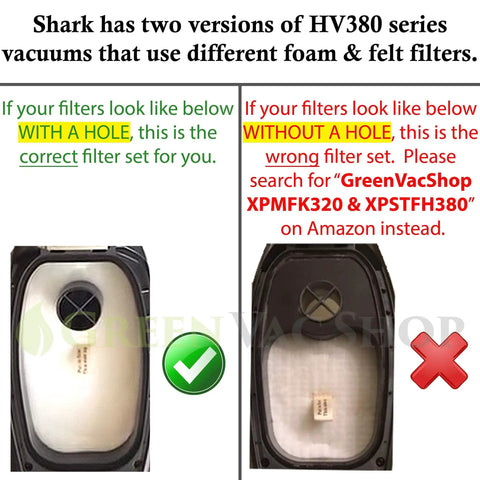 Shark Rocket DuoClean Must Have Replacement Filter Kit Easy Fit 6 Pack With 12 Pre Filters And 6 Post Filters For HV380 HV380W HV381 HV382 HV383 HV384Q Replaces XFFH380 XPSTFH380