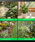 1.35 Gal 5L Pump Sprayer For Plants And Lawn Care Weeds And More Three Nozzles 50 Inch Hose used for various garden tasks