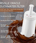 Prime Replacement Water Filter Cartridge For Breville Espresso Makers Dead On Fit For Barista Touch Bes880 And Oracle Series in coffee splash