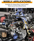 Engine with One Quarter Inch Tee Union Push To Connect Fittings DOT Approved Brass Air Brake Line Quick Connect Tee