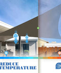 Right Triangle HDPE Sun Shade Sail For Backyard And Patio All Weather UV Resistant 8 By 8 By 11 Feet No Fuss Easy Install