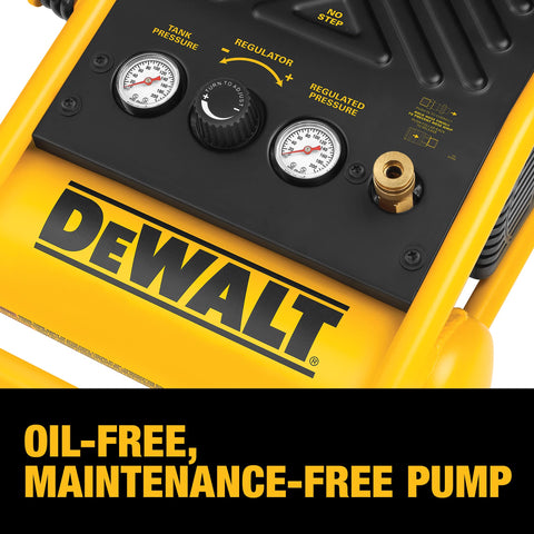 Control panel of Compact 135 PSI Air Compressor With 1 Gallon Tank And Two Point Six Amp Motor Super Handy For Finish Carpenters And Woodworkers