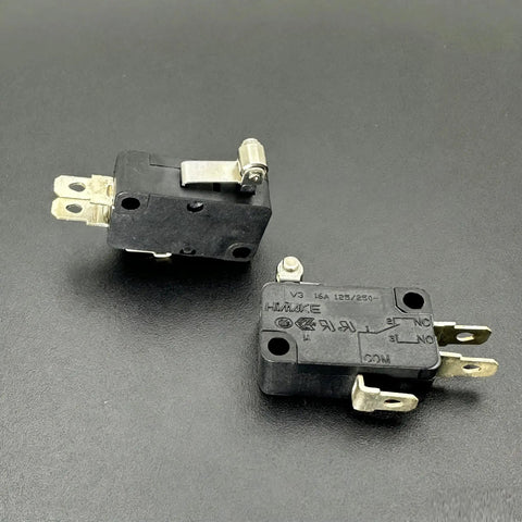Roller Lever Micro Switch With 3 Pin SPDT Heavy Duty Limit Switch 16A 125V And 250V AC OEM Replacement, dual switches
