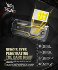 Kickass H13 Fog Light Bulbs And 9008 Led Lighting Fix With 360 Degree Adjustable Focused Beam For Off Road Rides Plug And Play Swap Heavy Duty Pack Of Two Solid Whip Upgrade with high-quality lamp beads.