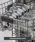 Glass Storage Containers With Lids Set For Meal Prep, 24 Piece Borosilicate Glass Food Storage in dishwasher showing durability