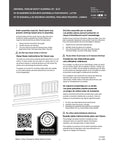 Storkcraft Toddler Safety Guardrail Kit With Slats In Frosted Oat Finish assembly instructions and tools layout.