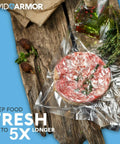 Beefy Heavy Duty Vacuum Sealer Bags 6x10 And 8x12 Inches, 280 Pack BPA Free Pouches sealing meat for preservation
