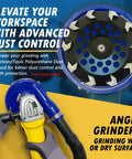 Image of a 7 Inch High Performance Diamond Grinding Wheel for Concrete Paint Epoxy Mastic and Coating Removal with 10 Arrow Segments