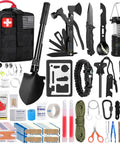Survival First Aid Kit With 170 Pcs Emergency Medical Supplies For Hiking Camping Backpacking And Outdoor Adventure Gear