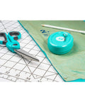 Heavy Duty Bent Fabric Scissors 8.5 Inch With Comfort Grip For Sewing And Crafting, pro grade shears beside pattern paper