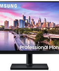 Front view of 24 Inch IPS Monitor With 1920x1200 WUXGA, 75Hz, Ultra Thin Bezel, HDMI, DisplayPort, USB Hub, Height Adjustable Stand, Black.