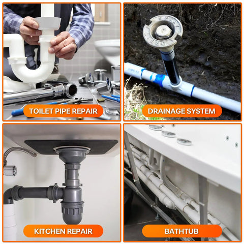 Inside PVC Pipe Cutter Kit With 7 Inch Depth Gauge Adjustable Cutting Tool For Narrow Spaces in plumbing repair scenarios