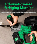 Top Shelf Cordless Wire Threading Tool, Fully Automatic Cable Puller with push handle for easy operation
