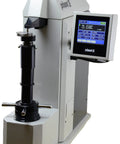 Digital Rockwell Hardness Tester showing sharp touch screen and closed loop load cell for accurate measurements.