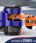 Close-up of Heavy Duty Leveling Casters Set Of 4 With Ratchet Handle For Quick Height Adjustment, highlighting ratchet mechanism.