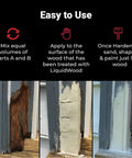 Wood Epoxy Repair Kit 2 Quart 2 Part Structural Epoxy Adhesive Filler For Wood Repair And Restoration Of Windows Doors Trim Posts And Columns This DIY Friendly Putty Seals Fills And Rebuilds Damaged Wood With 20 To 30 Minute Pot Life