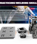 Welding Practice Kit 24-Piece 14 Gauge Mild Steel Plates for DIY and precision sheet metal fabrication
