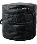 Heavy Duty Five Piece Drum Bag Set With Killer 10mm Foam Padding For 10 12 And 14 Inch Rack Toms, Plus 14 Inch Snare And 22 Inch Bass Drum, tour ready bag shown from the side.