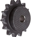 Top Shelf Single Strand Roller Chain Sprocket For 120 Series With 48 Teeth And One Point Five Inch Pitch Rock Solid Type C Hub side view showing black high-grade steel material.