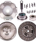 Badass Heavy Duty Conversion Clutch Kit For 1994 To 1997 Ford F 250 And F 350 With 7.3L V8 Diesel Engine single mass flywheel components.
