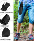 Heavy Duty Metal Detector Shovel With Double Serrated Edge Belt Mount Sheath Detecting And Digging Tool shown worn on belt