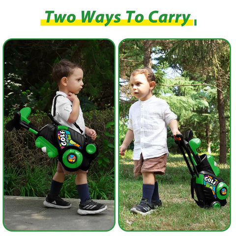 Toddler Golf Club Set For Little Legends Ages One To Four Featuring Retractable Mini Drivers Safe Chunky Plastic Balls Plus Portable Carry Bag perfect for outdoor use.
