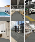 Grippy Non Slip Drainage Mats PVC Pool Floor Mat 0.23 Inch Thick Outdoor Indoor Parking Space Mat For Bathroom Garage Basement Backyard Commercial Kitchen 3 By 16.6 Feet in various settings