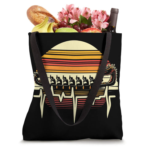 Dragon Boat Paddler Tote Bag For Dragonboating Enthusiasts Unisex Gear Perfect For Racing Teams and Synchronous Paddlers on Race