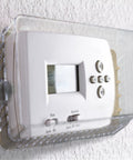 Locking Thermostat Cover for Home HVAC Clear Plastic Wall Mount with Key Lock Box for Temperature Control Prevent Tampering and Save Energy
