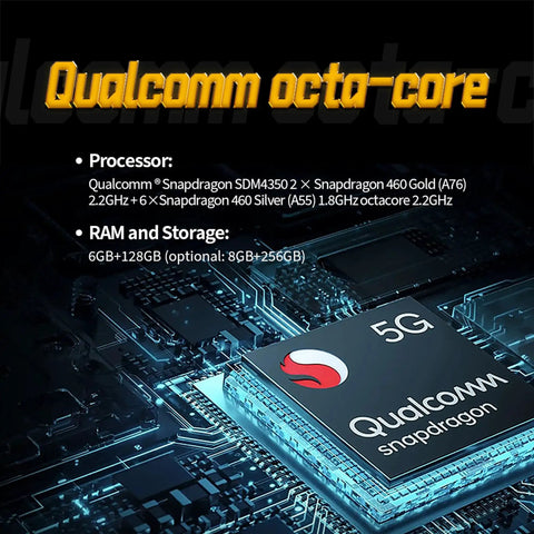 Qualcomm octa-core processor details with specifications for Heavy Duty ATEX Explosion Proof Industrial Tablet.
