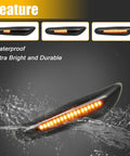 Full LED Side Turn Signals for BMW 1 3 5 Series E36 E46 E60 E87 E90 E92 X1 X3 Amber Fender Side Marker Lights Waterproof