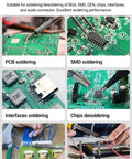PCB SMD Interfaces Chips Copper Wire Audio Soldering with Rosin Paste Soldering Flux No Clean Rosin Solder Flux Paste 30mL Syringe