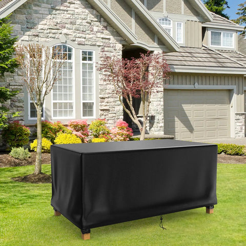 72 Inch Long Outdoor Table Cover Heavy Duty Waterproof All Weather Protection For Rectangular Patio Tables Dining Sets