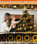 Fairy Lights Plug In 40ft 120 LED Twinkle String with Remote Timer, 16 Colors and 132 Modes for Christmas tree decoration.