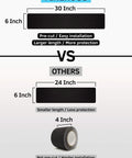 Comparison of 6 By 30 Inch Non Slip Stair Tape For Outdoor And Indoor Stairs 10 Pack Black Anti Slip Strips vs other sizes.