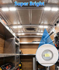 12V LED Interior Light Kit With 120 Ultra Bright LEDs 40 Modules For Cars Vans Trucks Boats illuminating van interior