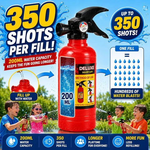 12 Pack Fire Extinguisher Water Squirter Guns For Kids Premium Plastic Design Epic Summer Soaking Stash Top Tier Yard Battle Gear Long Range High Capacity Outdoor Chill Squad Essentials
